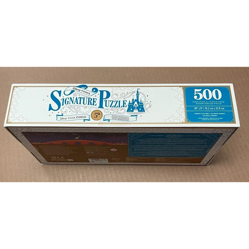 2023 Disney Parks‎ Pixar Coco 5th Anniversary 500 Pc Signature Jigsaw Puzzle NEW